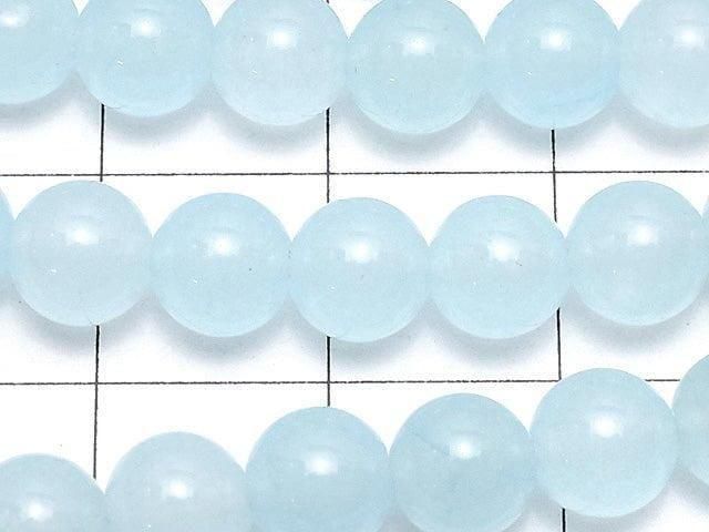 Light blue jade round 6mm 1strand beads (aprx.15inch/36cm)