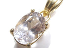 [Video][One of a kind] High Quality Kunzite AAA Faceted Pendant 18KGP NO.110