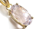 [Video][One of a kind] High Quality Kunzite AAA Faceted Pendant 18KGP NO.118