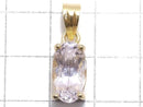 [Video][One of a kind] High Quality Kunzite AAA Faceted Pendant 18KGP NO.118