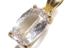 [Video][One of a kind] High Quality Kunzite AAA Faceted Pendant 18KGP NO.120