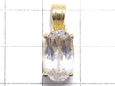[Video][One of a kind] High Quality Kunzite AAA Faceted Pendant 18KGP NO.121