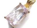 [Video][One of a kind] High Quality Kunzite AAA Faceted Pendant 18KGP NO.123