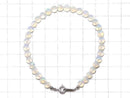 [Video][One of a kind] High Quality Ethiopian Opal AAA- Semi Round 5mm Bracelet NO.12