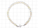 [Video][One of a kind] High Quality Ethiopian Opal AAA- Semi Round 5mm Bracelet NO.13