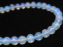 [Video][One of a kind] High Quality Ethiopian Opal AAA- Semi Round 5.5mm Bracelet NO.14