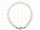 [Video][One of a kind] High Quality Ethiopian Opal AAA- Semi Round 5.5mm Bracelet NO.14