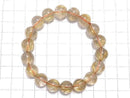 [Video][One of a kind] Rutilated Quartz AAA- Round 11mm Bracelet NO.323