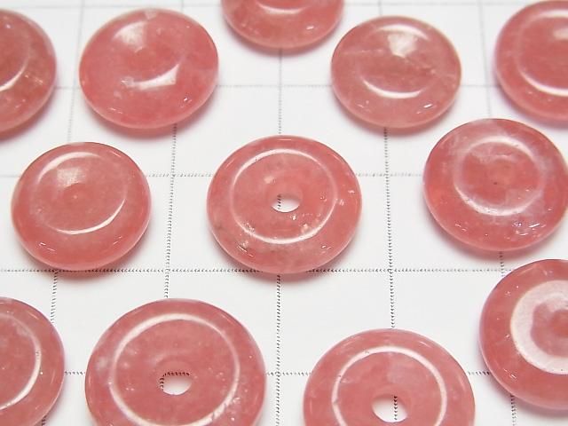 [Video] Argentina Rhodochrosite AAA- Coin (Donut) [S][M][L] 1pc