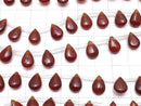 [Video] Carnelian AA++ Pear shape (Smooth) 12x8mm half or 1strand beads (aprx.14inch/35cm)