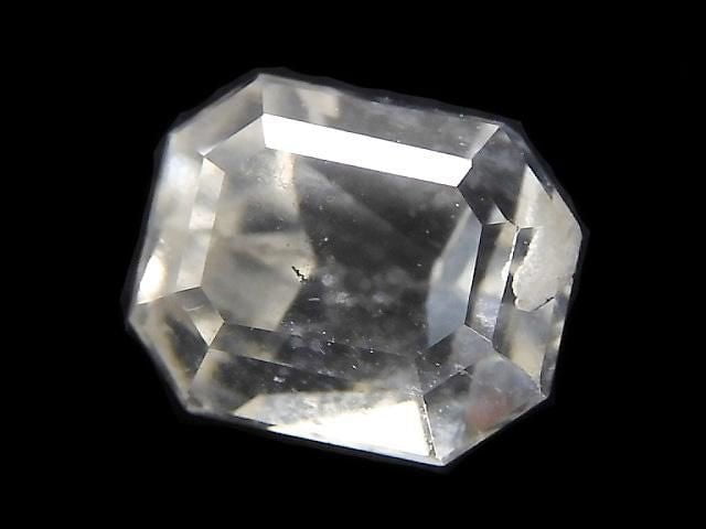 [Video][One of a kind] High Quality Colorless Enstatite Loose stone Faceted 1pc NO.4