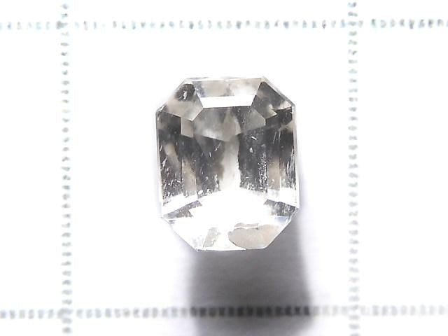 [Video][One of a kind] High Quality Colorless Enstatite Loose stone Faceted 1pc NO.4