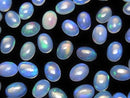 [Video]High Quality Ethiopia Water Opal AAA- Oval Cabochon 7x5mm 5pcs