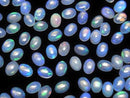 [Video]High Quality Ethiopia Water Opal AAA- Oval Cabochon 7x5mm 5pcs