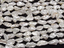 [Video] Fresh Water Pearl Keshi Pearl AA++ Baroque 10-17mm White 1strand beads (aprx.15inch/38cm)