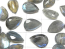[Video]High Quality Labradorite AA++ Pear shape Faceted 12x8mm 3pcs
