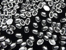 [Video]High Quality White Topaz AAA Oval Cabochon 6x4mm 5pcs