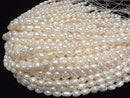 [Video] Fresh Water Pearl AA Baroque 9-13mm White 1-strand beads (approx. 13 inches/33 cm)