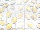 [Video]High Quality Ethiopia Water Opal AAA- Oval Cabochon 8x6mm 3pcs