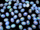 [Video]High Quality Ethiopia Water Opal AAA- Oval Cabochon 8x6mm 3pcs