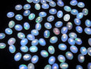[Video]High Quality Ethiopia Water Opal AAA- Oval Cabochon 8x6mm 3pcs
