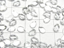 [Video]High Quality White Topaz AAA Pear Shape Cabochon 6x4mm 5pcs