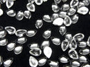 [Video]High Quality White Topaz AAA Pear Shape Cabochon 6x4mm 5pcs