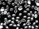 [Video]High Quality White Topaz AAA Pear Shape Cabochon 6x4mm 5pcs