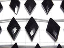 [Video] Onyx AAA Diamond Shape 20x10mm half or 1strand (8pcs )