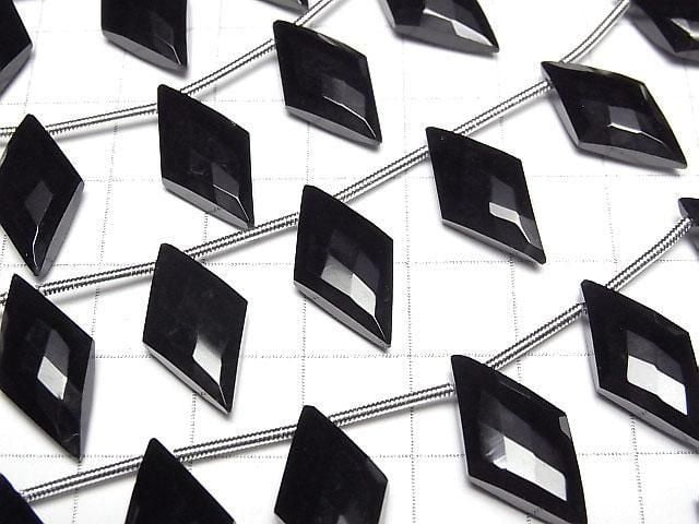 [Video] Onyx AAA Diamond Shape 20x10mm half or 1strand (8pcs )