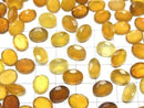 [Video]High Quality Honey Color Chalcedony AAA Loose Stone Oval Faceted 10x8mm 3pcs