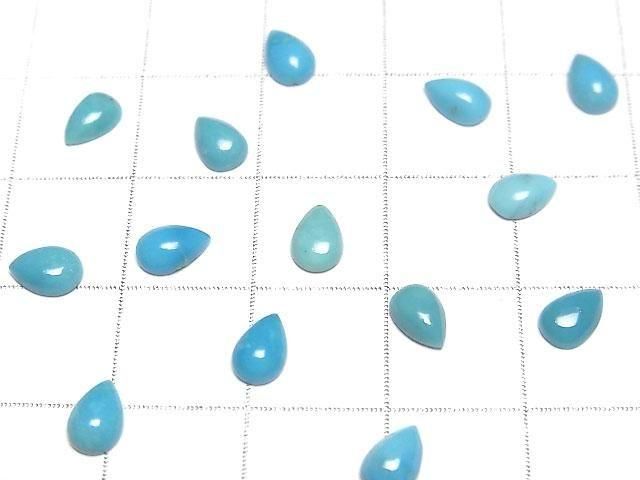 [Video]Turquoise AAA- Pear shape Cabochon 6x4mm 6pcs