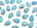[Video]Turquoise AA++ Pear shape Cabochon 8x5.5mm 5pcs