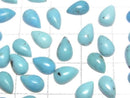 [Video]Turquoise AA++ Pear shape Cabochon 8x5.5mm 5pcs