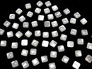 [Video] High Quality White Shell (Silver-lip Oyster) AAA Square Cabochon 6x6mm 5pcs