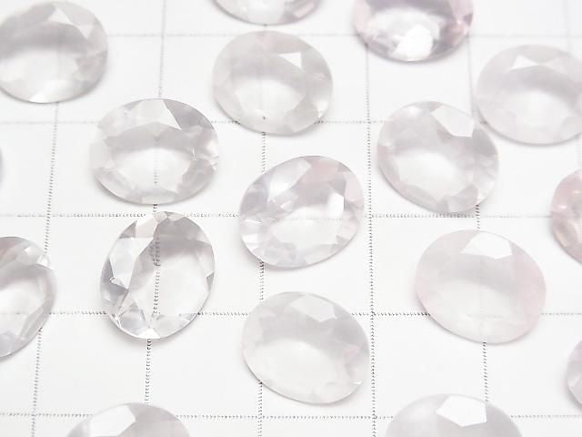 [Video]High Quality Rose Quartz AAA Loose stone Oval Faceted 12x10mm 2pcs