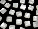 [Video] High Quality White Shell (Silver-lip Oyster) AAA Square Cabochon 10x10mm 5pcs