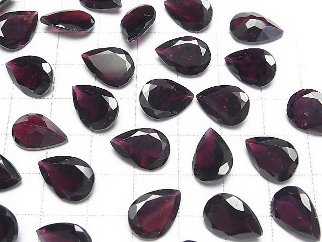 [Video]High Quality Mozambique Garnet AAA- Loose stone Pear shape Faceted 14x10mm 2pcs