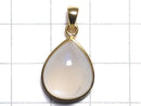 [Video][One of a kind] High Quality Royal Blue Moonstone AAA Pendant 18KGP NO.49