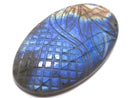 [Video][One of a kind] Rainbow Labradorite AAA- Carved Cabochon 1pc NO.51