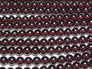 [Video] High quality Garnet AAA Round 6mm half or 1strand beads (aprx.15inch/38cm)