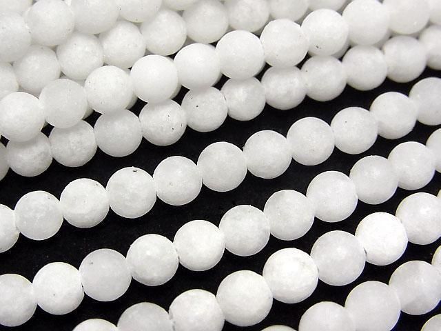 [Video] Baryte Round 4.5mm half or 1strand beads (aprx.15inch/37cm)