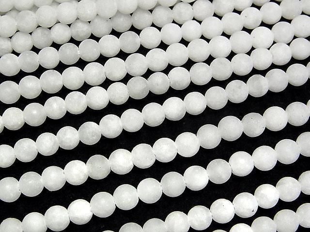 [Video] Baryte Round 4.5mm half or 1strand beads (aprx.15inch/37cm)