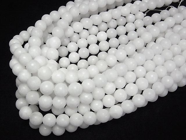 [Video] Baryte Round 10mm half or 1strand beads (aprx.15inch/37cm)
