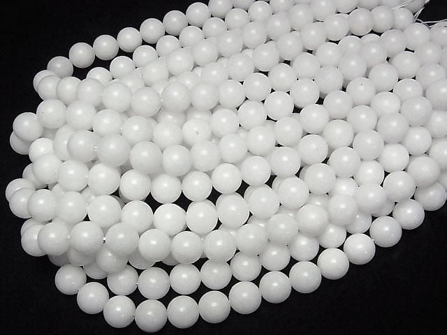 [Video] Baryte Round 12mm half or 1strand beads (aprx.15inch/37cm)