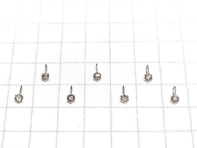 [Japan]Light Brown Diamond Round Faceted 3x3mm Pendant [18K Yellow Gold]