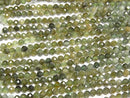 [Video]High Quality! Green Tourmaline AAA- Faceted Round 2.5mm 1strand beads (aprx.15inch/37cm)