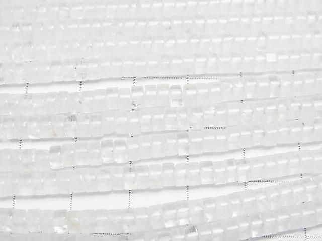 [Video] Angora Crystal AA Rondelle (Heishi) 4x4x2mm 1strand beads (approx. 15 inches/36 cm)