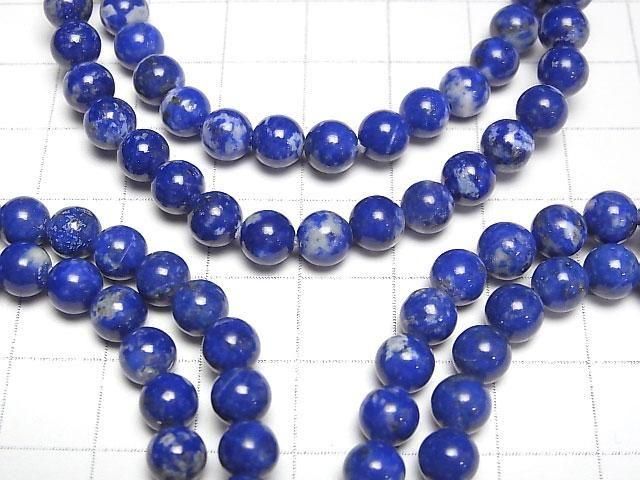 [Video]Lapislazuli AA+ Round 6mm Bracelet