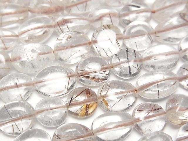 [Video] Brown Rutilated Quartz AA Nugget 1strand beads (aprx.15inch/36cm)